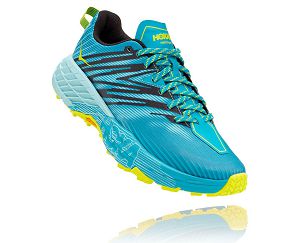 Hoka One One Speedgoat 4 Womens Trail Running Shoes Capri Breeze/Angel Blue | AU-3518792